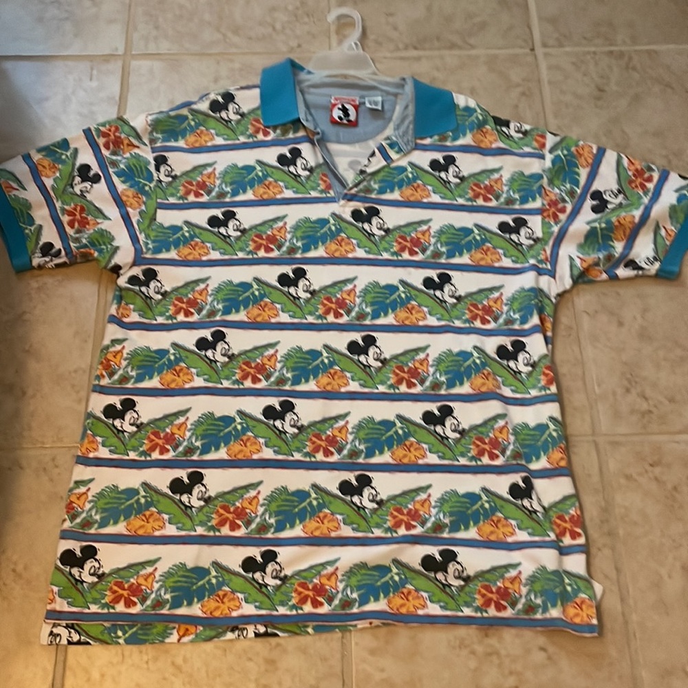 Vintage Mickey Inc. Tropical Disney Shirt